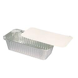 Aluminiumsbakke, med vinkelkant, aluminium, 910 ml (1000 stk)