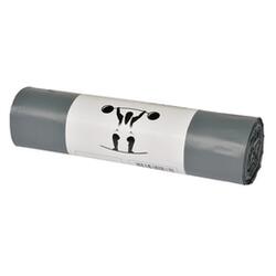 Supersæk, LLDPE, grå, 35 my, 55x80 cm, 40 l, 10stk/rl (32 rl)