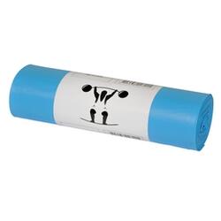 Supersæk, LLDPE, blå, 35 my, 55x103 cm, 60 l, 10 stk/rl. (24 rl)