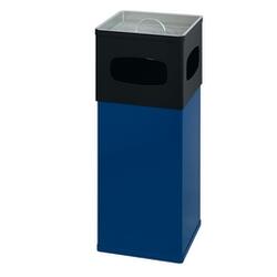 Affaldsspand 50 l m/ askebæger blå