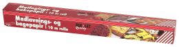 Bagepapir, Rul-let, bleget greaseproof papir, 38 cm x 10 m, 40g/m2 (24 rl)