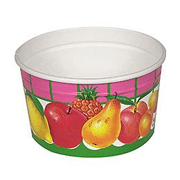 Isbæger m/frugtmotiv 200ml pink (1.500 stk.)