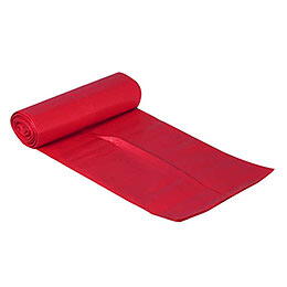 Supersæk, LLDPE, rød, 35 my, 76x103 cm, 120 l, 10stk/rl (18 rl)