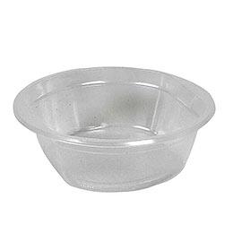 Plasttallerken m/hank 160mm klar (500 stk.)