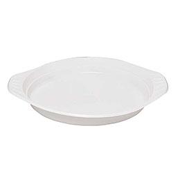 Plasttallerken flad m/hank 220mm hvid Proppy (1.000 stk.)
