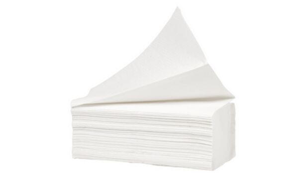 Håndklædeark, Satino Black, 1-lags, hvid, 25 cm x 23 cm (4600 ark)