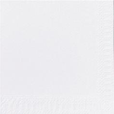 Kaffeserviet, svanemærket, 1-lags, 1/4 fold, hvid, papir, 24x24 cm (6000 stk)