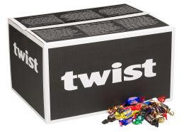 Chokolade, Twist, Bulk pack, 710 pk (1 pk)