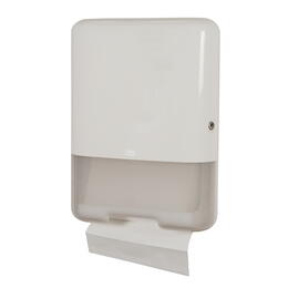 Dispenser, Tork H3, til multifold og c-fold håndklædeark, hvid, maxi (1 stk)