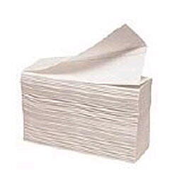 Håndklædeark, Care-Ness Excellent, 2-lags, hvid, 22 cm x 34 cm (3500 ark)