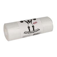 Supersæk Plus, Supersækken, LLDPE, transparent, 35 my, 70x110 cm, 100 l, 10stk/rl. (15 rl)
