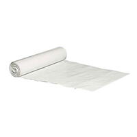 Sække, LDPE, hvid, 100 my, 72x112 cm, 100 l, 10stk/rl (10 rl)