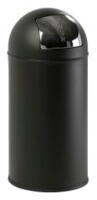 Affaldsspand m/push låg 40L