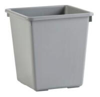 Affaldsspand, firkantet, grå, 27 l