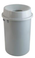 Plast affaldsspand, grå, 60 l (1 stk)